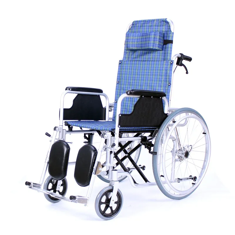 Reclining High Back Aluminium Manual Wheelchair - Image 2
