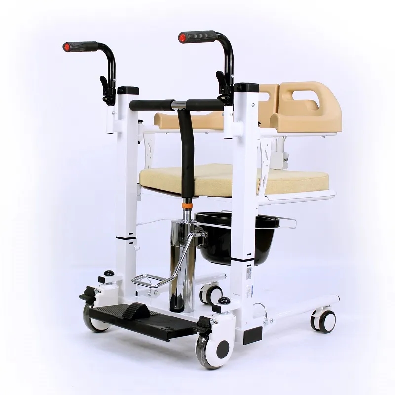 Hydraulic Transfer Commode Wheelchair - Image 3