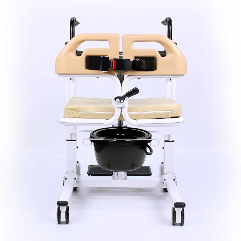 Hydraulic Transfer Commode Wheelchair