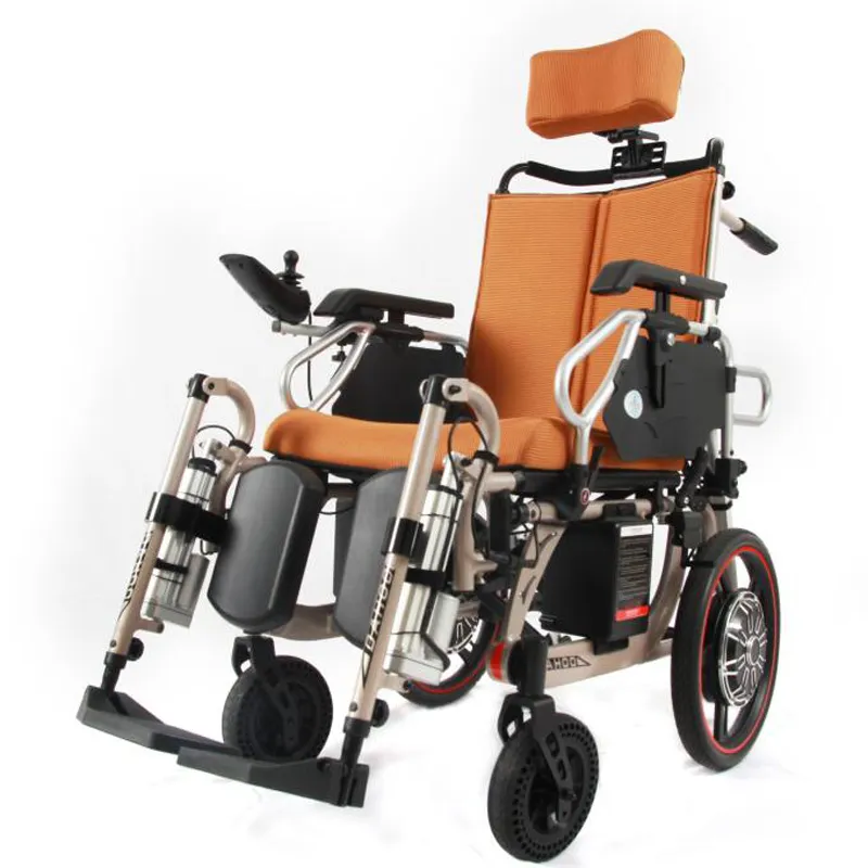 Upgraded Aluminum Automatic Wireless Remote Control Electric Wheelchair